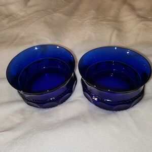 Set Of 2 Blue Dishes